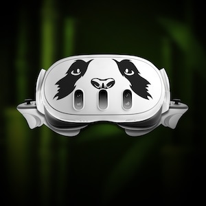Panda Eyes Vinyl Sticker for Meta Quest 3