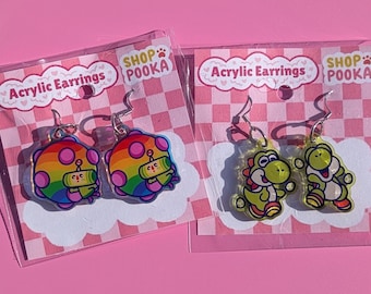 Katamari & Yoshi Earrings