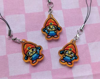 Parappa the Rapper Phone Charm | Accessory Keychain