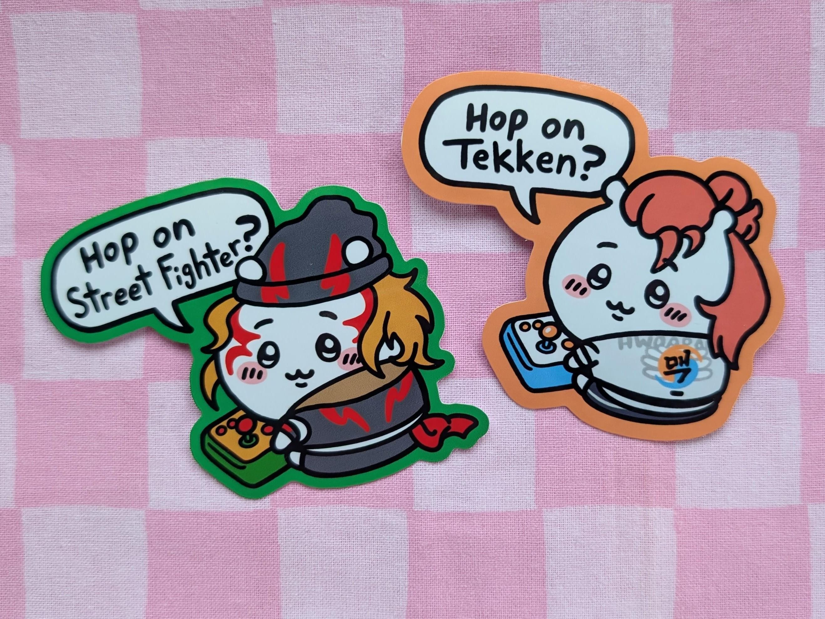 Chiikawa Fighting Game Stickers | Street Fighter Alex | Tekken