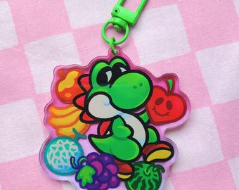 Yoshi Keychain Charm