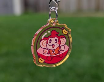 Super Monkey Ball Phone Charm | Accessory Keychain