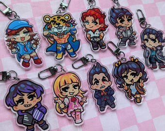 Tekken 8 Acrylic Charms // Reina King Kazuya Lili Hwoarang Jin Xiaoyu Dragunov Asuka