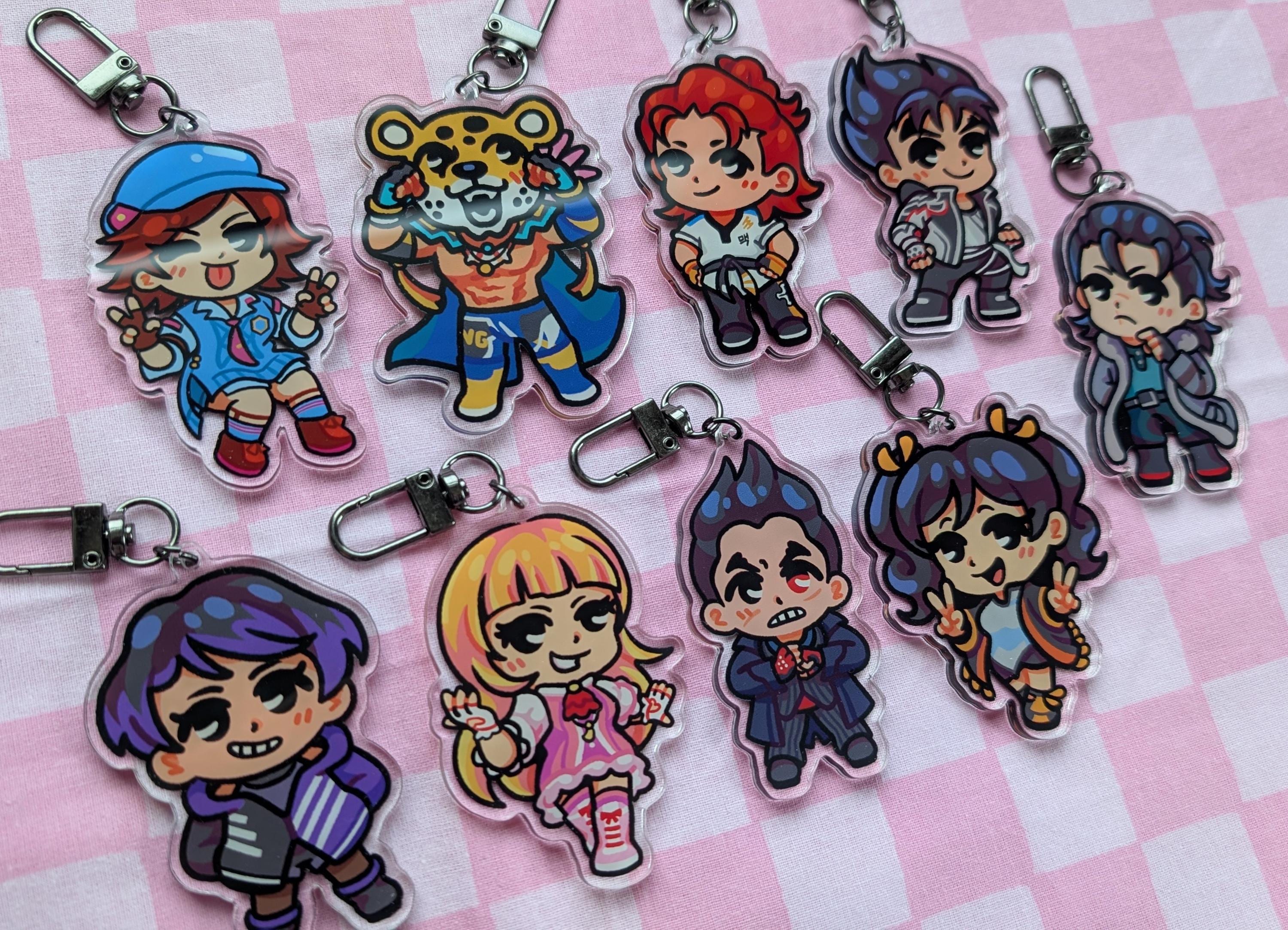 King of Fighters Keychain - Etsy