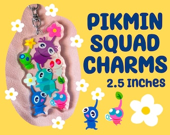 Pikmin Squad Keychain Charm