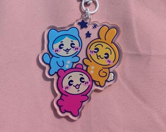 Chiikawa Pajama Party Charm Keychain Trinket