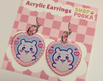 Chiikawa Heart Earrings