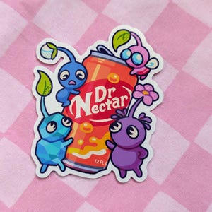 Pikmin Dr Nectar Sticker