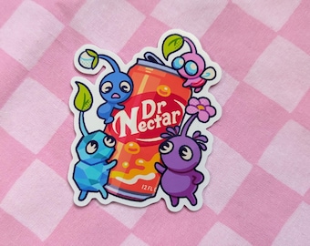 Pikmin Dr Nectar Sticker