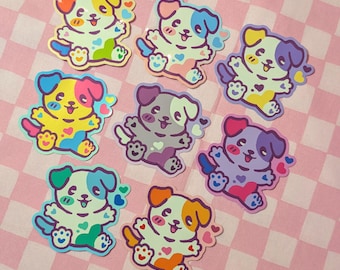 Pride Puppies Stickers // LGBTQ+