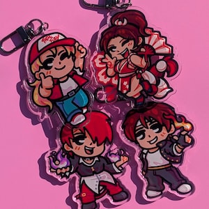 King of Fighters Keychain - Etsy