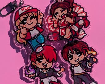 KOF Acrylic Charms // Terry Mai Iori Kyo