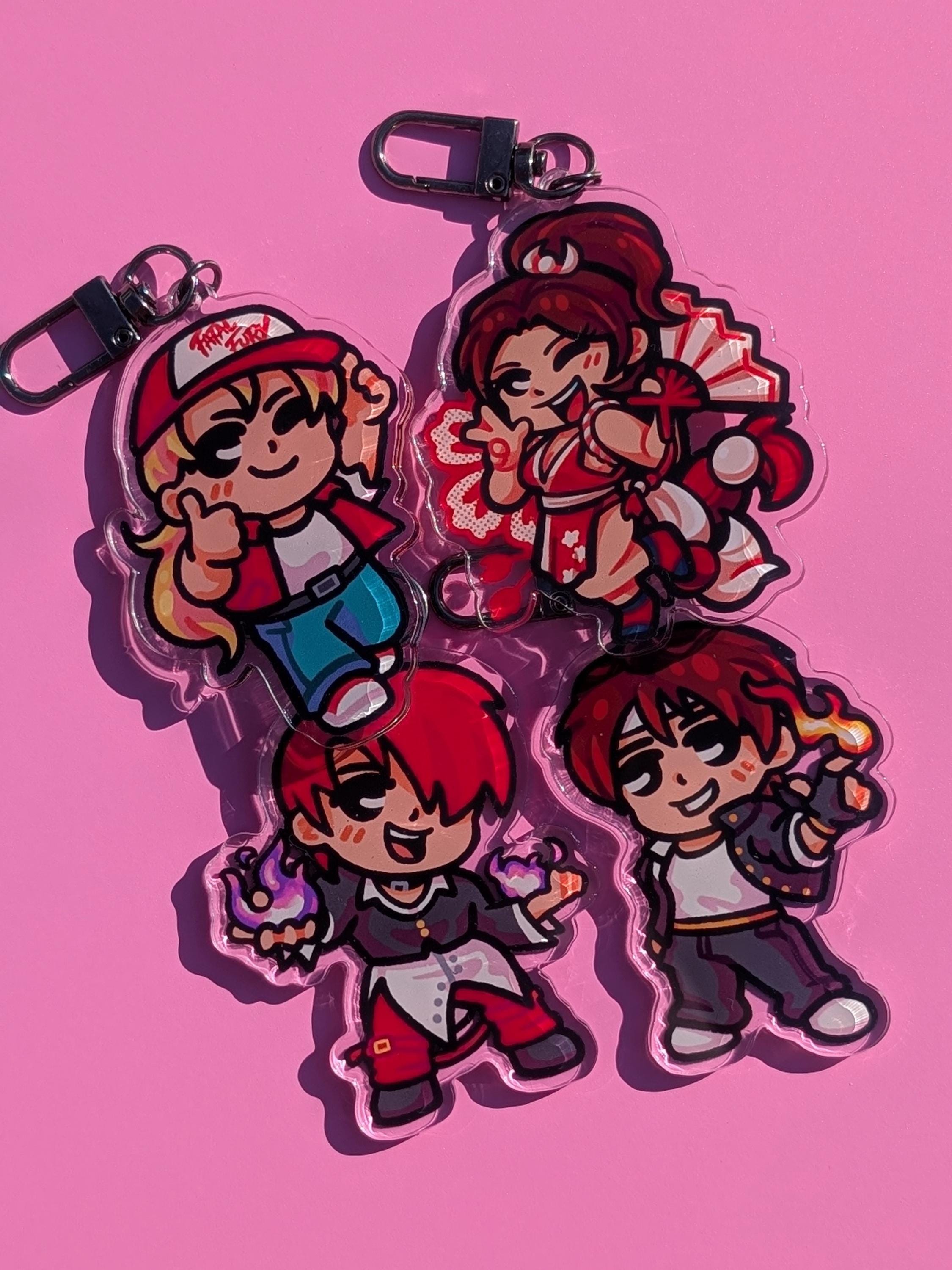 King of Fighters Keychain - Etsy
