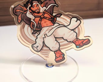 Rashid Spinning Standee | Street Fighter 6 SF6