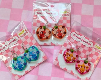 Pikmin Acrylic Earrings