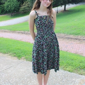 Iris 60s Tie Front Dress