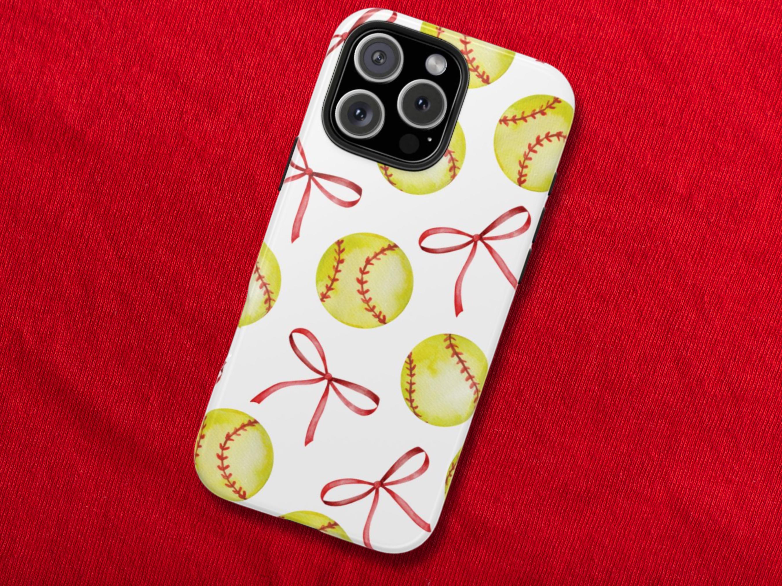 iPhone・スマホケース Pleated Ribbon Phone Case Magsafe Amazon.com: GUAYDOYIM Aesthetic Pink Ribbons Bow Tie Pattern