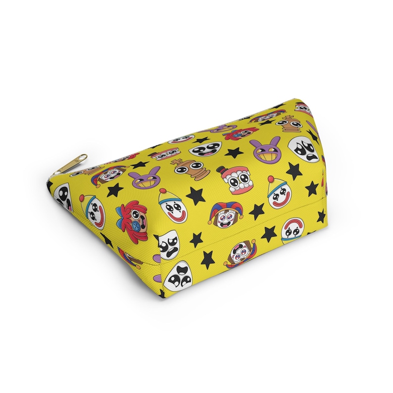 Amazing Digital Circus Inspired Zipper Pouch, Makeup Bag, Gift for Her, Netflix Series TV Show Accessory, Pomni Ragatha, Character Pouch image 5