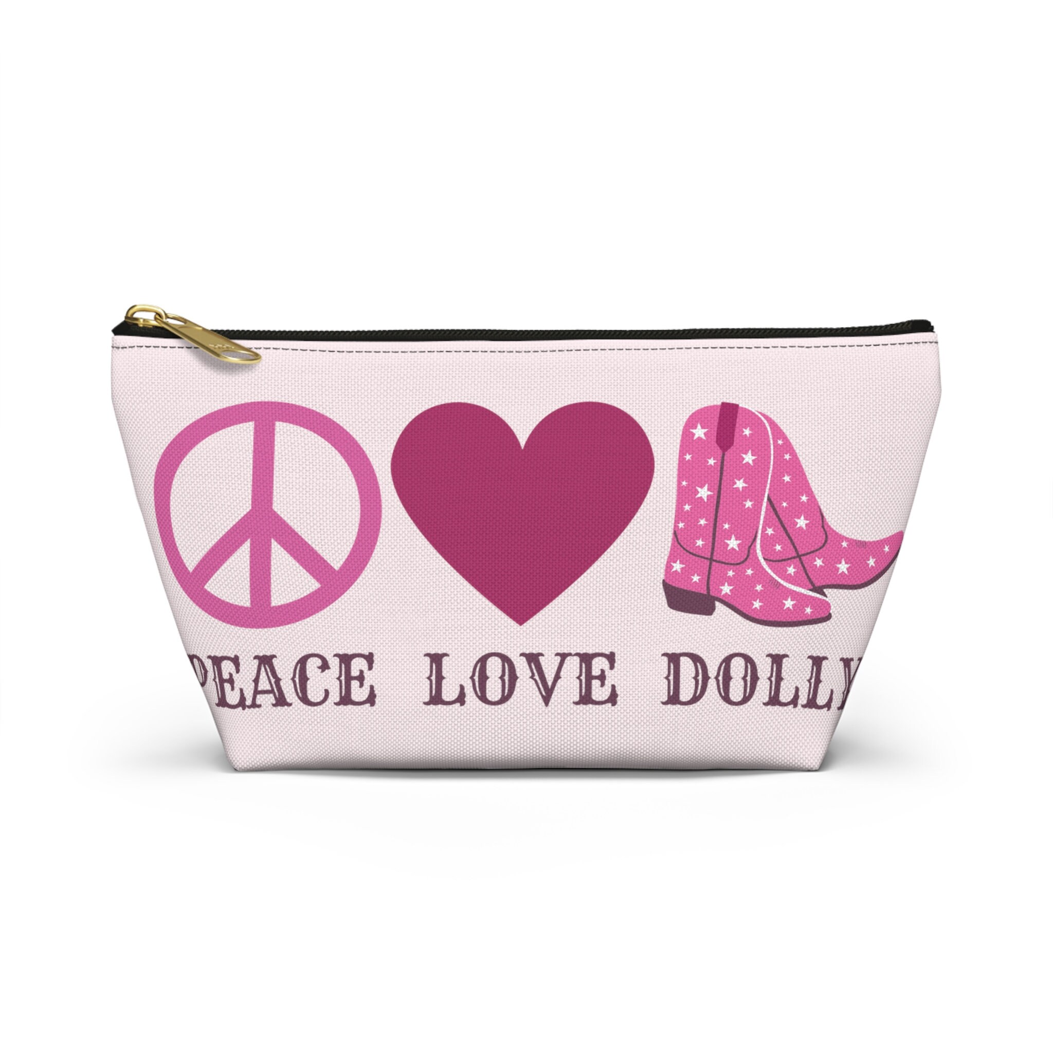 Country Music Kosmetiktasche Mit Reißverschluss – Vintage Design Geschenk Für Country-Fans