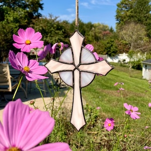 Handmade Stained Glass Cross (Lead Free!)