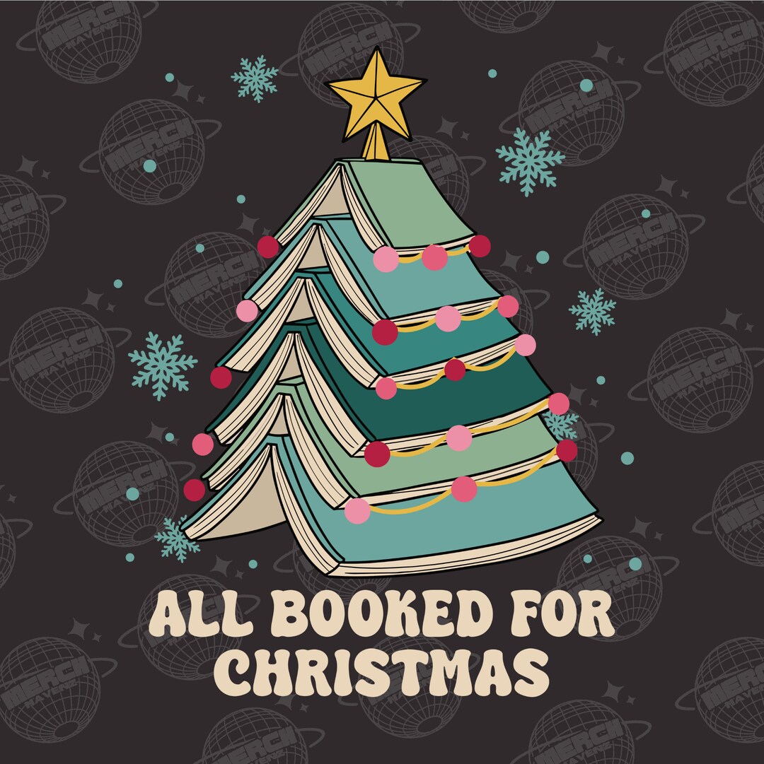 Christmas Book Tree Png Christmas Gift Book Lovers Png