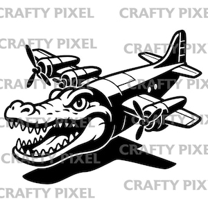 Bombardino Crocodilo SVG PNG Digital Download | Italian Brainrot