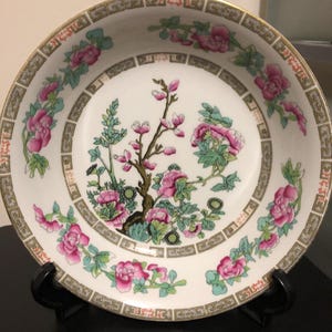 Maddock Indian Tree Soup bowl 18.8cm dia English Made Bone China Indian Tree Pattern Bowl