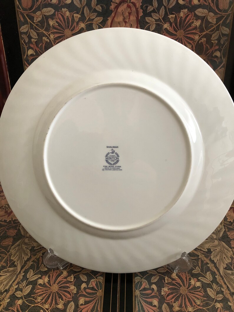 Minton Shalimar Fine Bone China Dinner Plate 27cm Diameter in Great