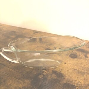 Vintage Pyrex helderglazen ovale juskom Retro Kitchenalia Geen schotel