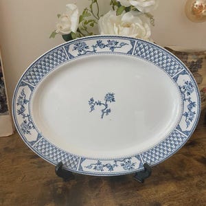 Vintage Johnson Bros Exeter Oval Meat Plate 32cm English Tableware Replacement