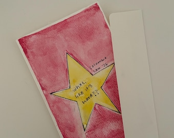 Custom Star Card