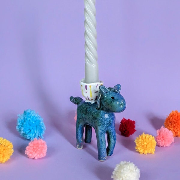 White Ceramic Animal Candle Holders Etsy