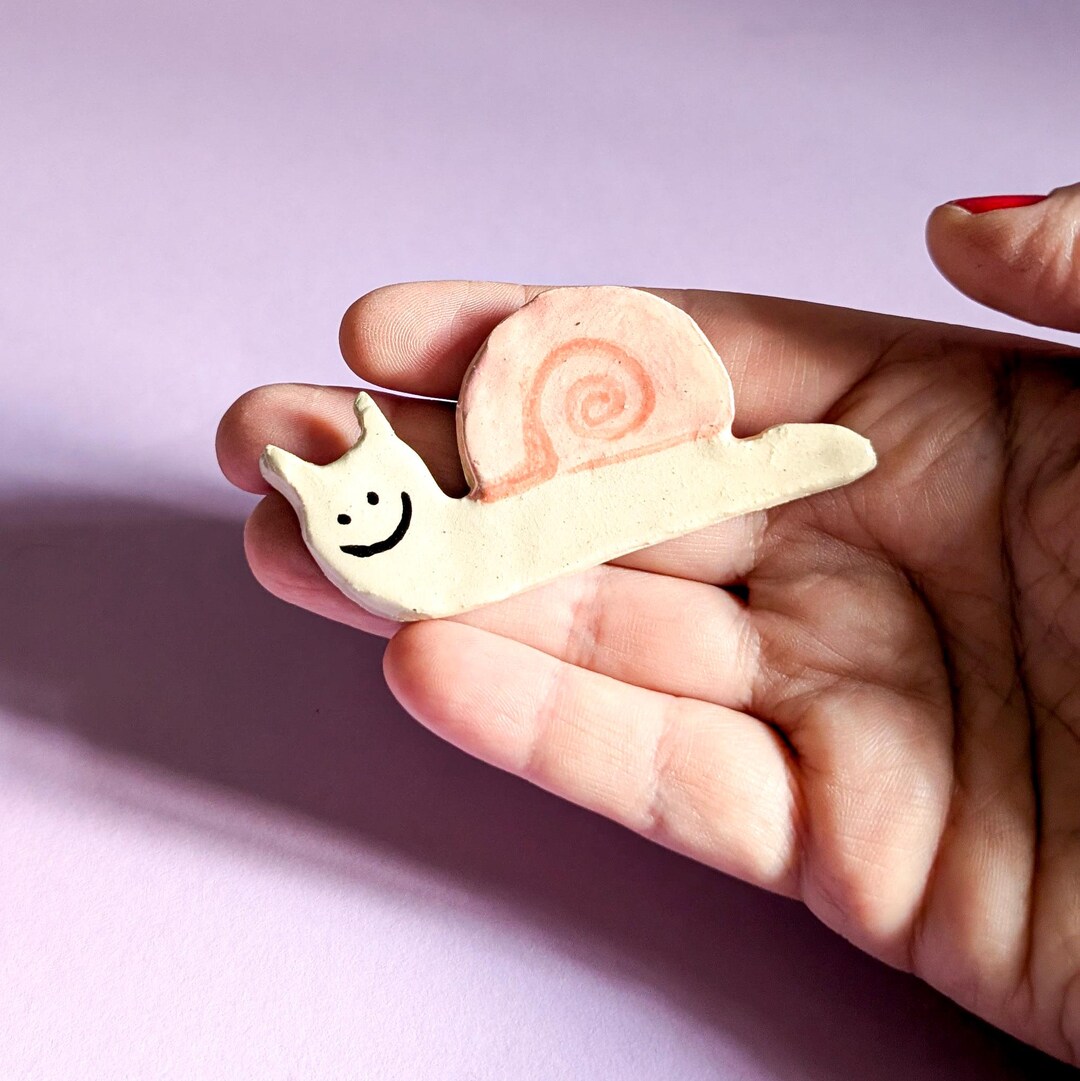 Snail Magnets Pink Snail Magnet; Pink Fridge Magnets; Magnet for Office or Photos - Etsy