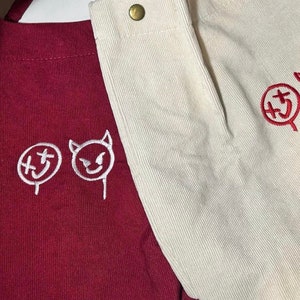 enhypen manifesto embroidered tote bag