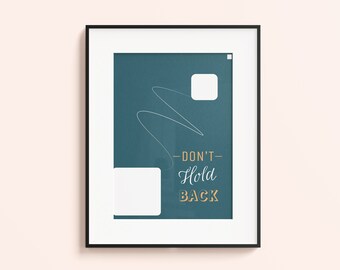 Quote Wall Art, Motivational Wall Art, Typography Poster, Study Room Art, Gallery Wall Art, Gift for Friend, Digital File Download