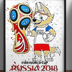 World Cup Nostalgia - Digital Art Celebrating Russia 2018