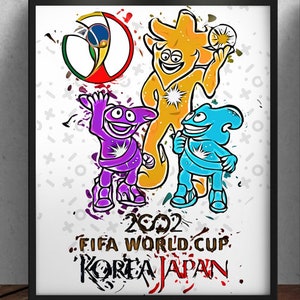 World Cup Nostalgia - Digital Art Celebrating Korea Japan 2002