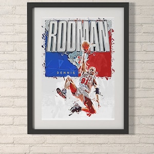 R O D M A N | Known for unique rebounding abilities (Digital Oil Painting)
