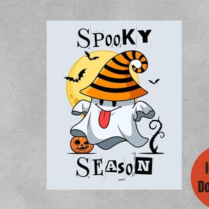 Halloween, Spooky, Seasonal, Cute, Fall, Autumn, Pumpkin, Ghost, Wall Art, Bats, Home Decor, Kids, Family