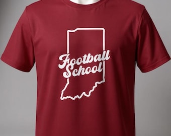 Football School | Indiana T-Shirt – Gildan Softstyle Unisex Tee
