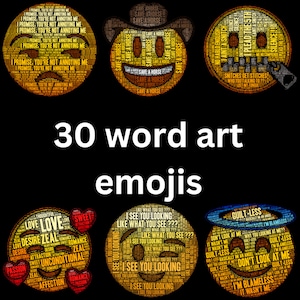 Cloud Work of Emojis | Emoji designs | T-Shirt Designs