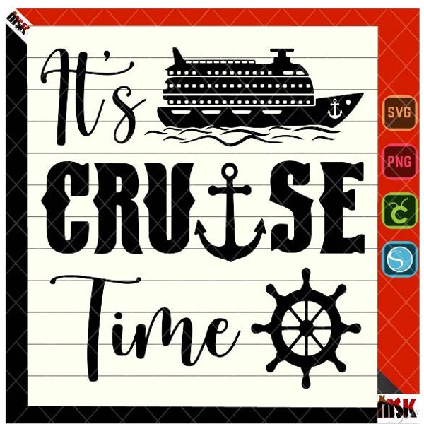 Its Cruise time, vacation, trip, svg, png