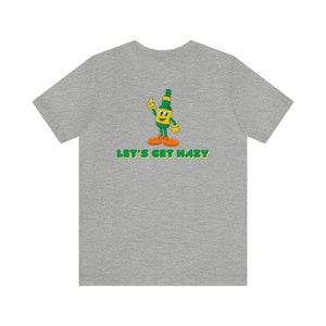 Beer Bottle Lets Get Hazy IPA Double Sided T-Shirt