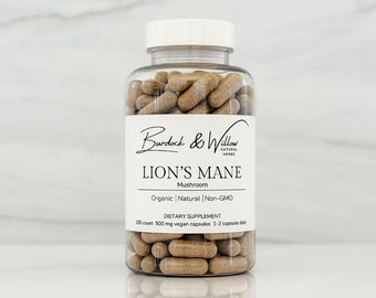 Lion's Mane Mushroom Capsules