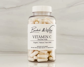 Vitamin "C" (Ascorbic Acid) Powder Capsules