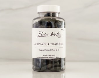 Activated Charcoal Powder Capsules