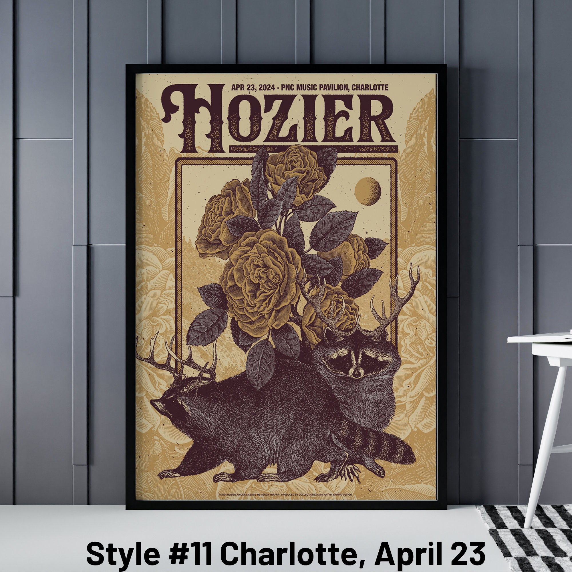 Hozier Gig Posters - Hozier Austin Poster Gift - Hozier Rogers Arkansas Poster