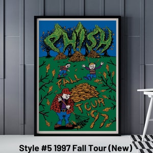 Phish All Posters Phish Sphere Las Vegas and Riviera Maya Posters Phish Poster Phish Summer Tour 2024 Posters Phish Wall Art Decor Style #5 Fall Tour
