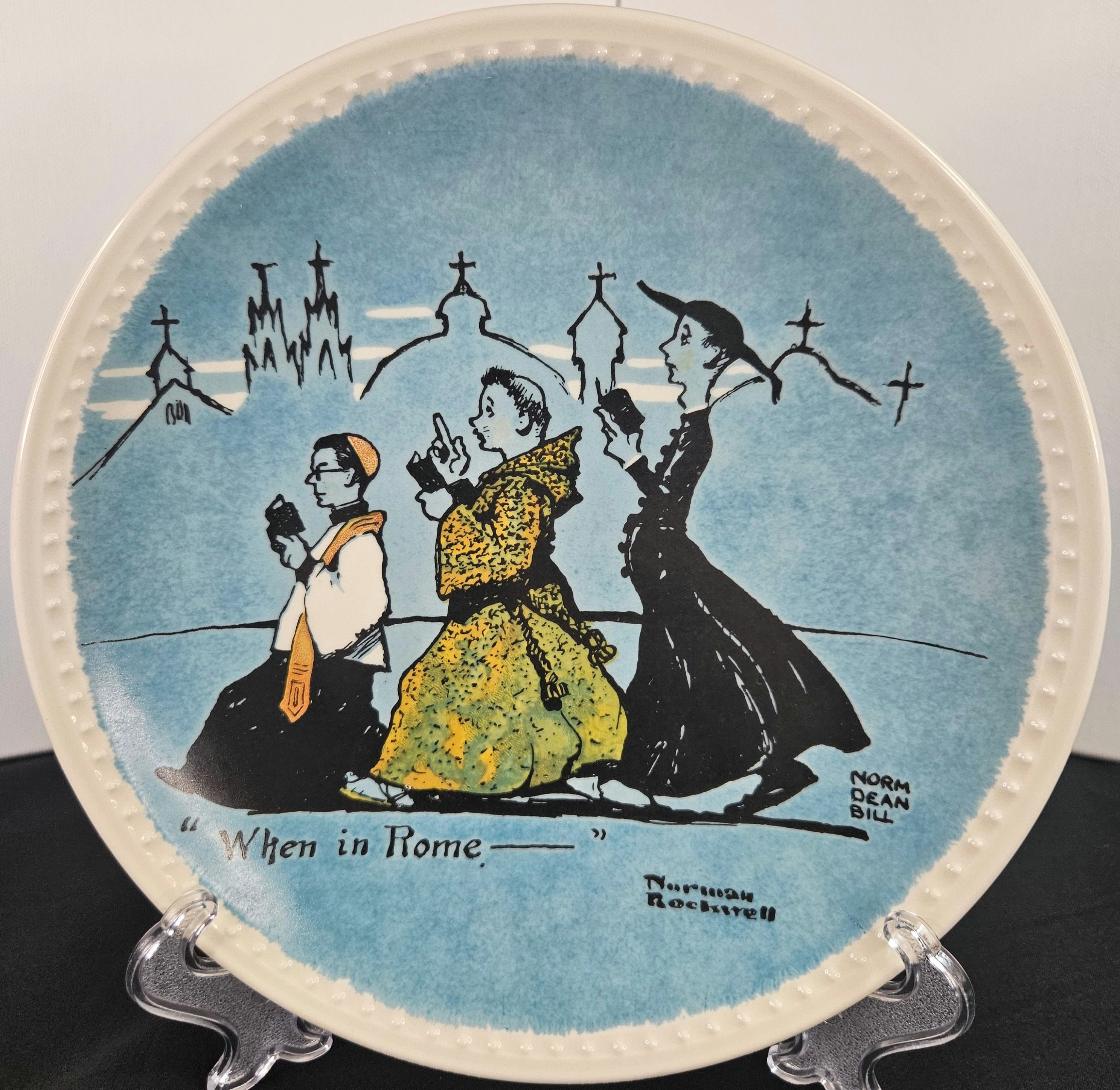 ノーマン・ロックウェル・オン・ツアー・シリーズ（2）7 1/2インチ