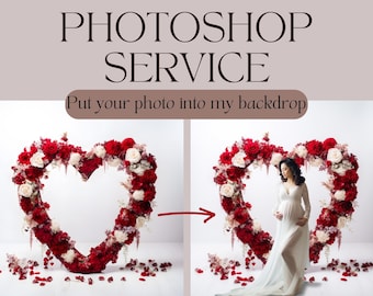 Custom Photo Editing Service, Background Change, Photo Overlay